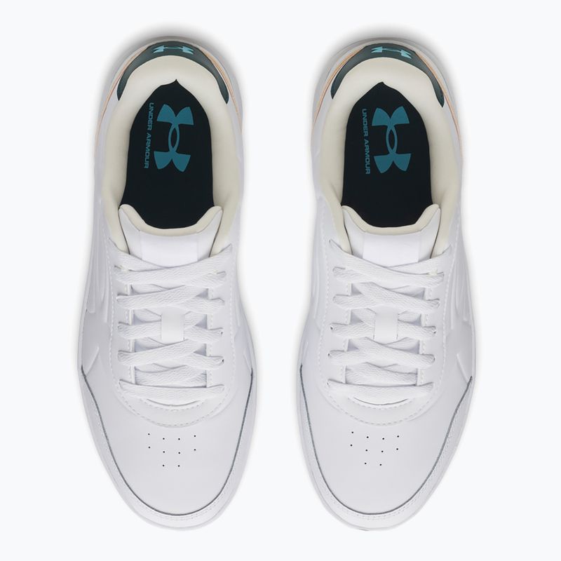 Încălțăminte de antrenament pentru bărbați Under Armour Motion white/arden green/fresco blue 4