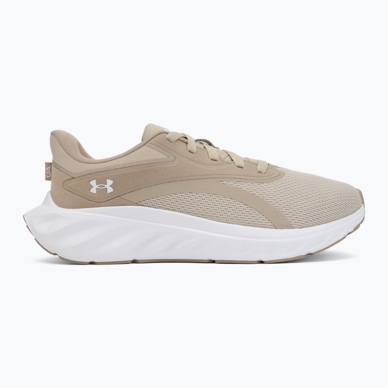 Încălțăminte de alergare pentru bărbați Under Armour Ascend khaki base/summit white/castlerock 2