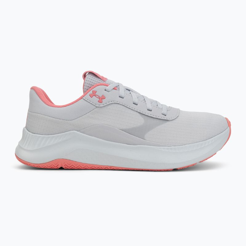Încălțăminte de antrenament pentru femei Under Armour Aurora 3 halo gray/halo gray/bittersweet pink 2