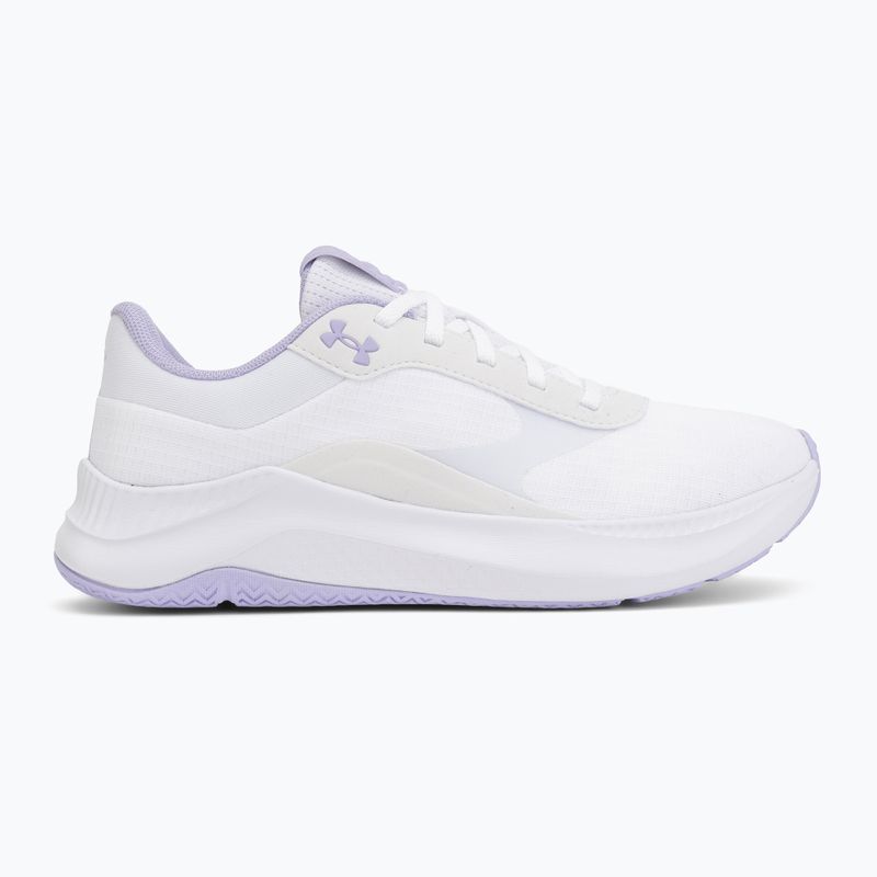 Încălțăminte de antrenament pentru femei Under Armour Aurora 3 white/white/purple crest 2