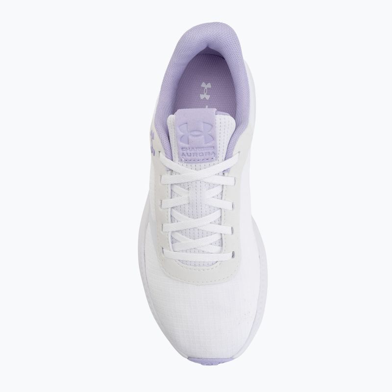 Încălțăminte de antrenament pentru femei Under Armour Aurora 3 white/white/purple crest 5