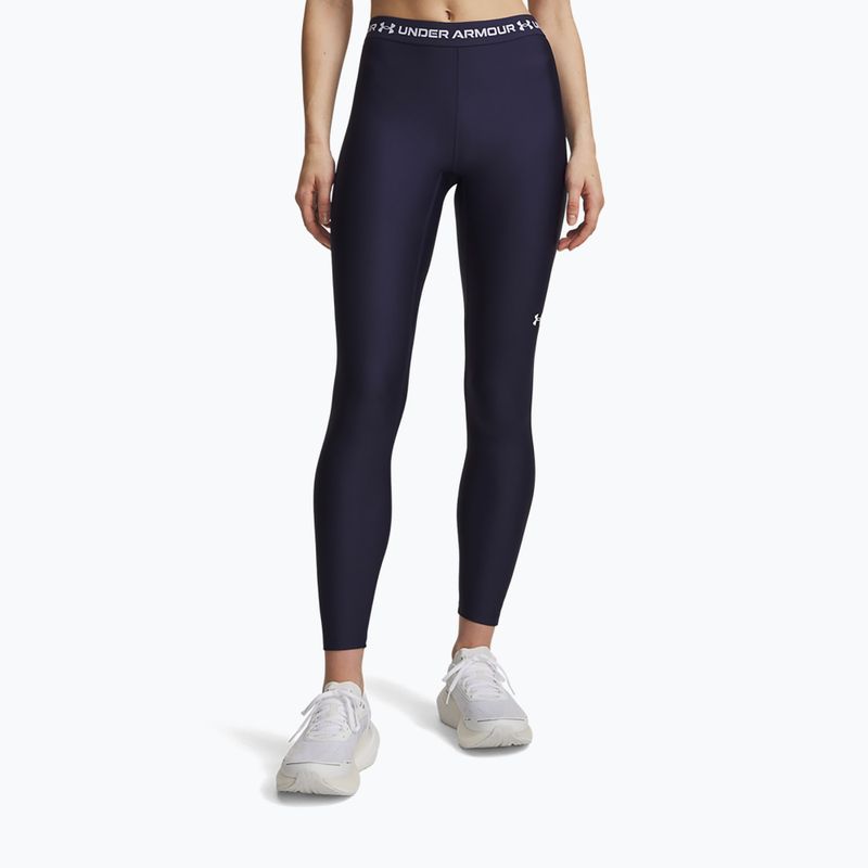 Colanți de antrenament pentru femei Under Armour HeatGear Leggings midnight navy/white