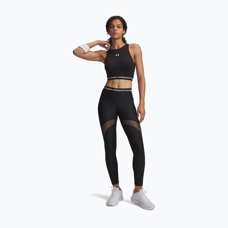 Colanți de antrenament pentru bărbați Under Armour HeatGear Mesh ultimate black/white 2