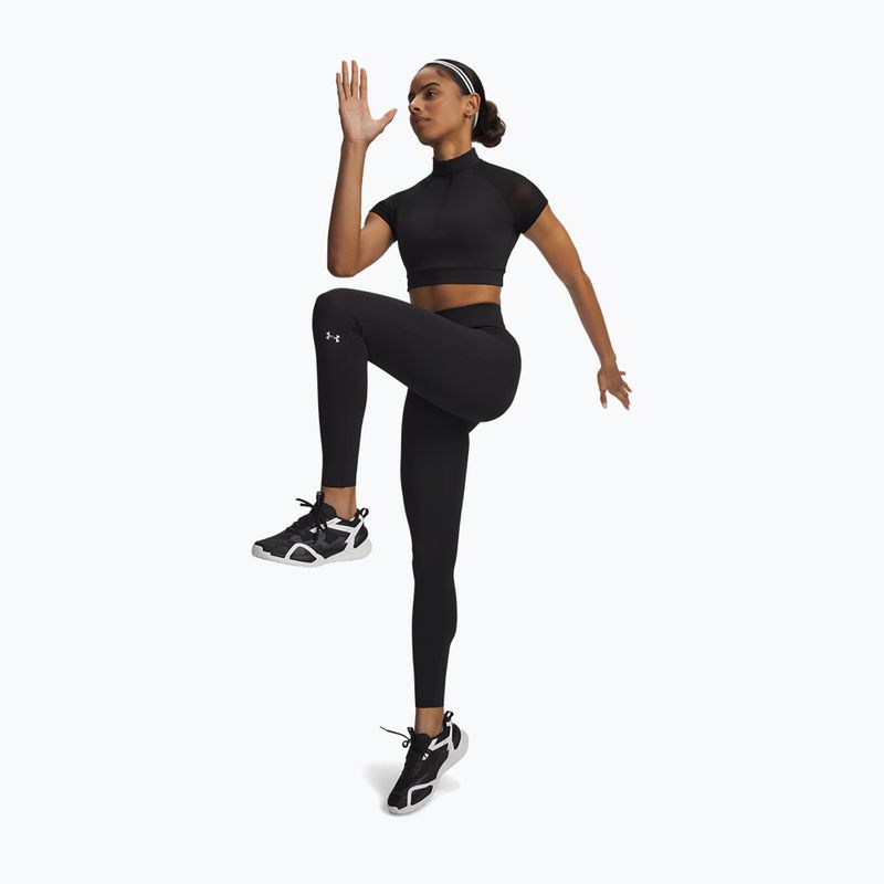 Colanți de antrenament pentru femei Under Armour Vanish Elite Leggings ultimate black/metallic silver 2