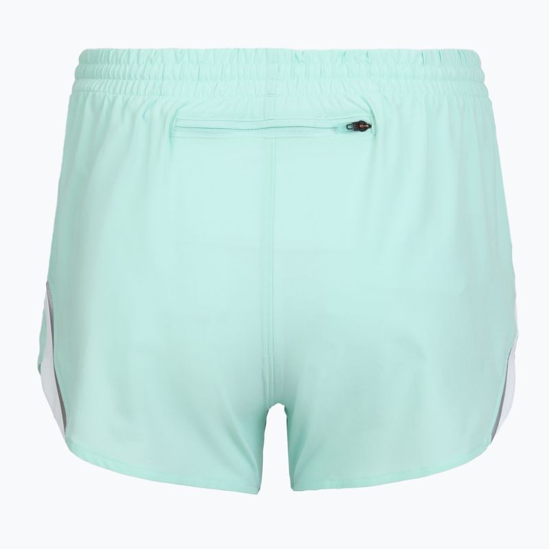 Pantaloni scurți de alergare pentru femei Under Armour Velociti Pro 4" 2N1 refresh mint/castlerock 2
