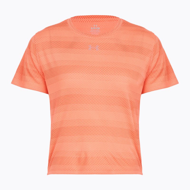 Tricou de alergare pentru femei Under Armour Velociti electric tangerine/black/green mode