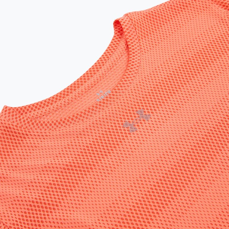 Tricou de alergare pentru femei Under Armour Velociti electric tangerine/black/green mode 3