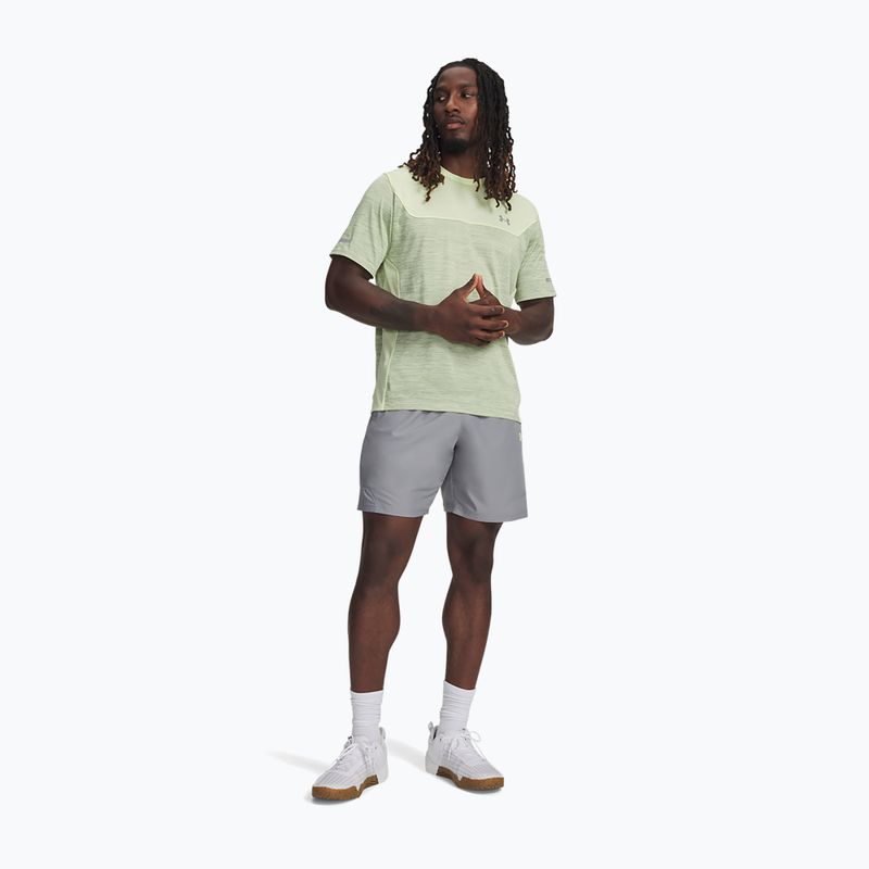 Pantaloni scurți de antrenament pentru bărbați Under Armour Tech Utility steel/fade green 2