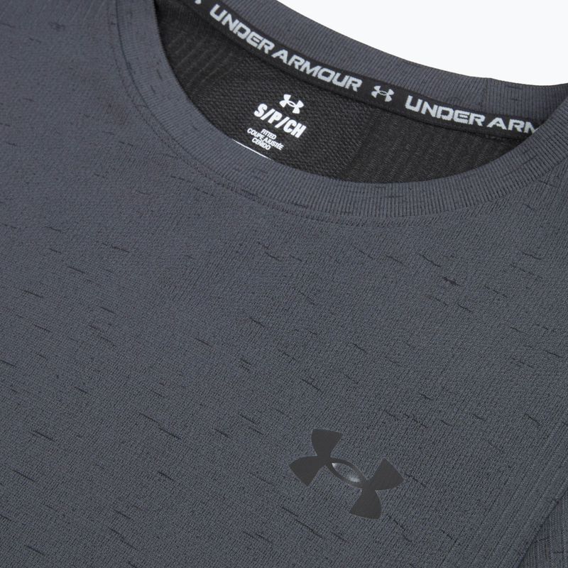 Tricou de antrenament pentru bărbați Under Armour Vanish Seamless Castlerock/Black 3
