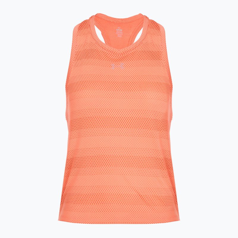 Tricou de alergare pentru femei Under Armour Velociti Singlet electric tangerine/black/green mode