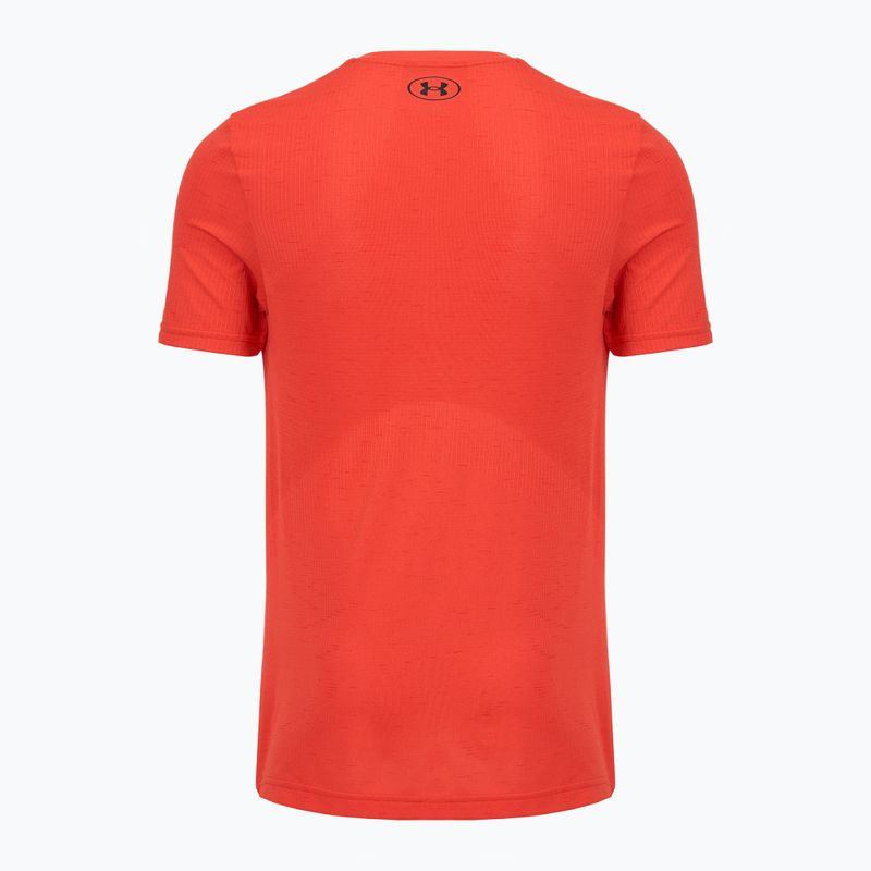 Tricou de antrenament pentru bărbați Under Armour Vanish Seamless venom red/black 2