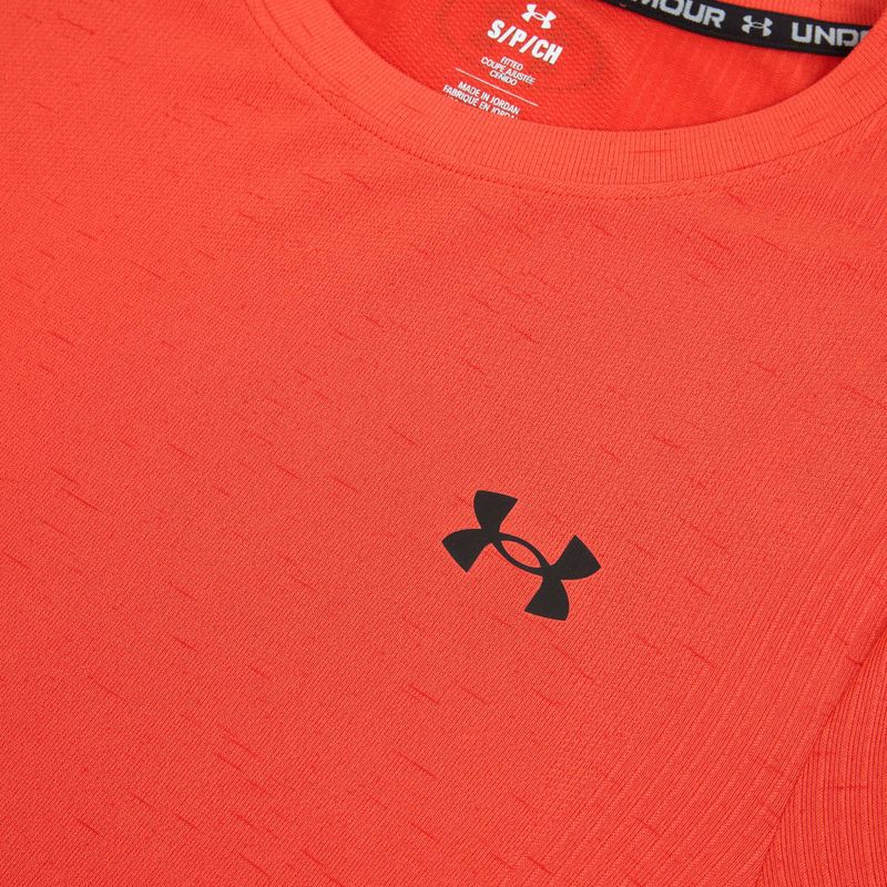 Tricou de antrenament pentru bărbați Under Armour Vanish Seamless venom red/black 3