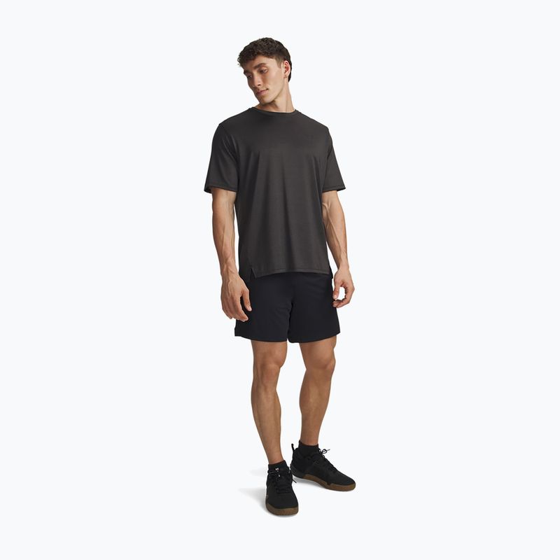 Pantaloni scurți de antrenament pentru bărbați Under Armour Tech Vent black/pitch gray 2