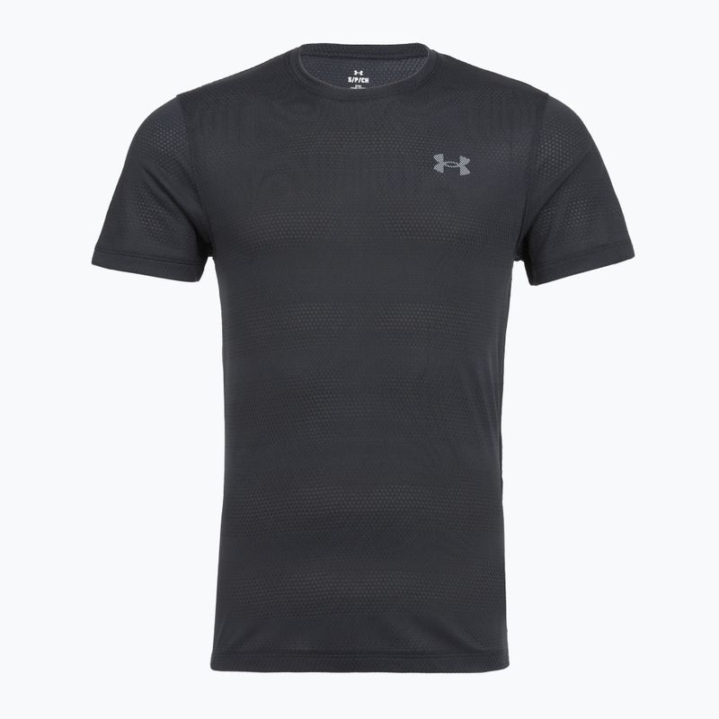 Tricou de alergare pentru bărbați Under Armour Velociti black/black/metallic silver