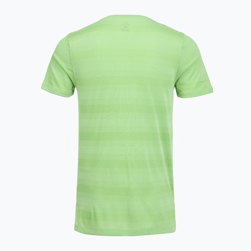 Tricou de alergare pentru bărbați Under Armour Velociti lumos lime/white 2