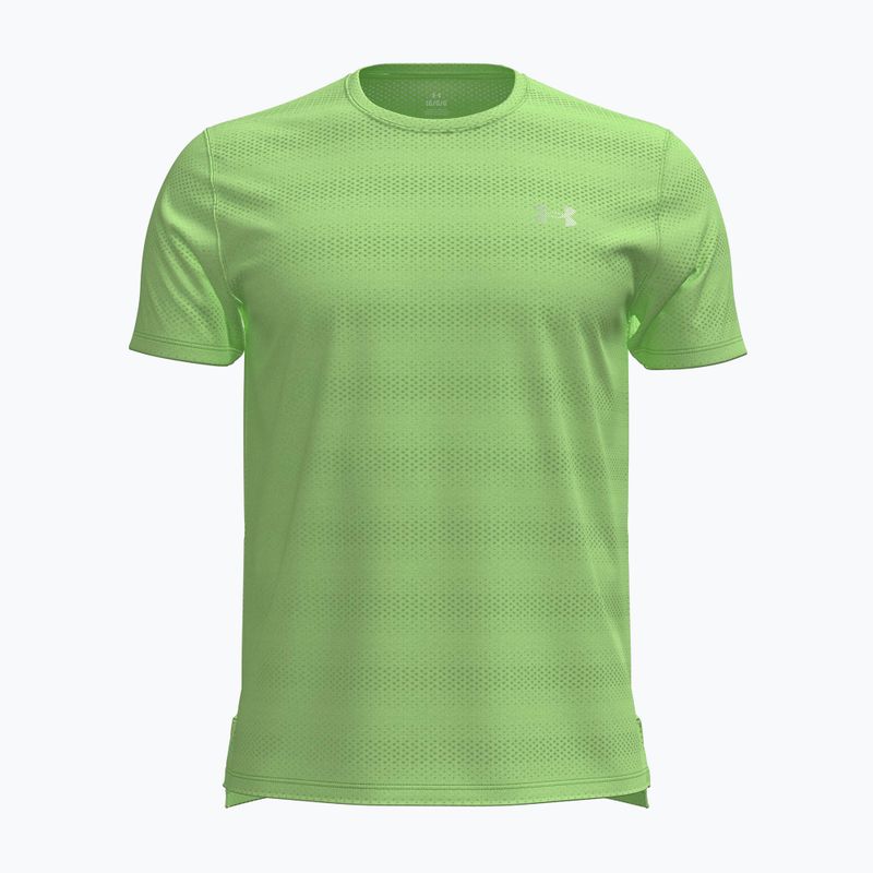 Tricou de alergare pentru bărbați Under Armour Velociti lumos lime/white