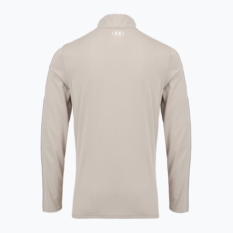 Bluză pentru bărbați Under Armour Tech Taping 1/2 Zip timberwolf taupe/black/white 2