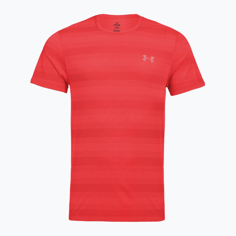 Tricou de alergare pentru bărbați Under Armour Velociti lumos lime/mod gray