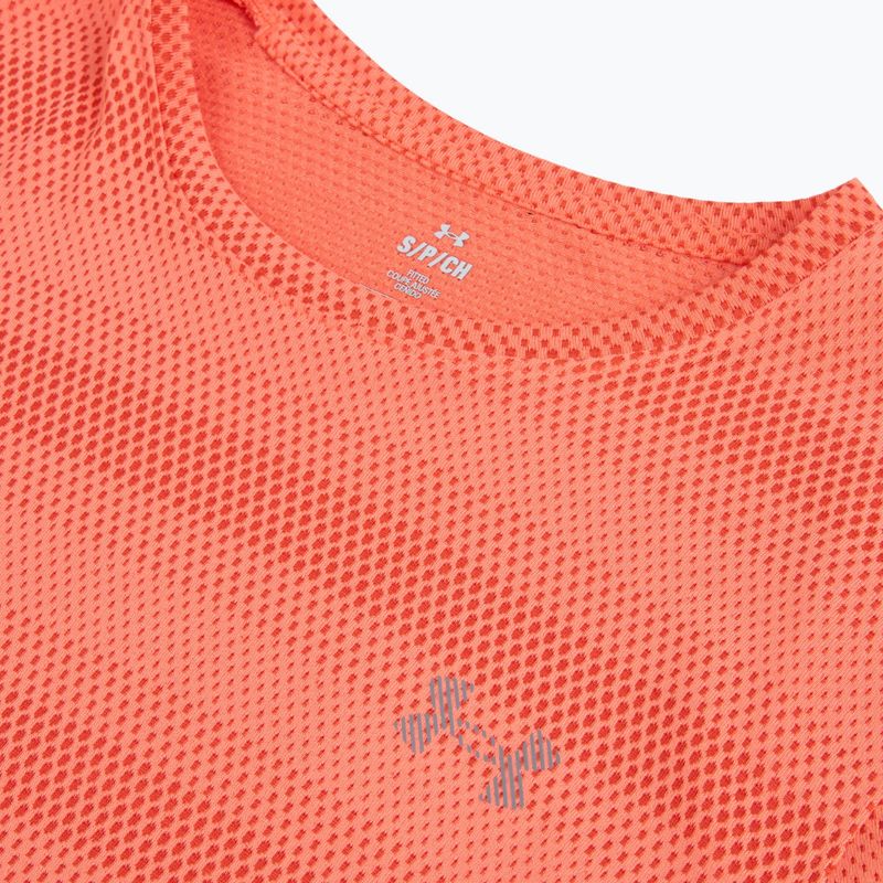 Tricou de alergare pentru bărbați Under Armour Velociti electric tangerine/black/green mode 3