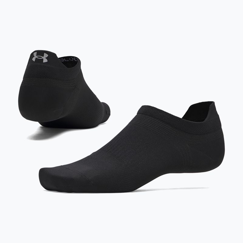 Șosete Under Armour Velociti Lite NS ultimate black/ultimate black/ultimate black 3