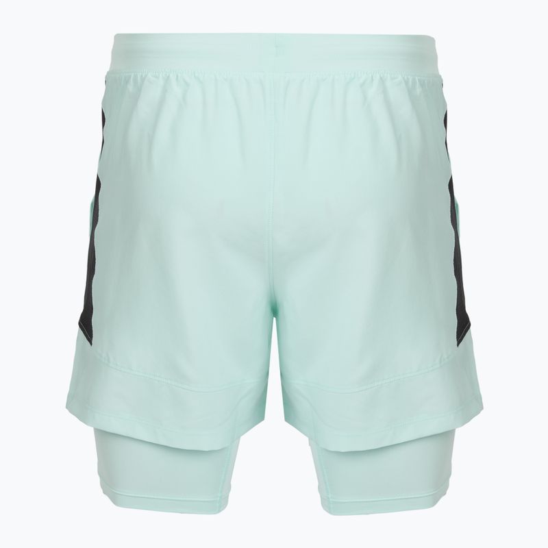 Pantaloni scurți de alergare pentru bărbați Under Armour Launch 5" 2IN1 refresh mint/castlerock 2