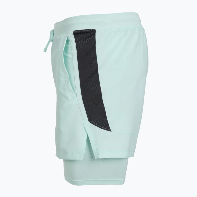Pantaloni scurți de alergare pentru bărbați Under Armour Launch 5" 2IN1 refresh mint/castlerock 4