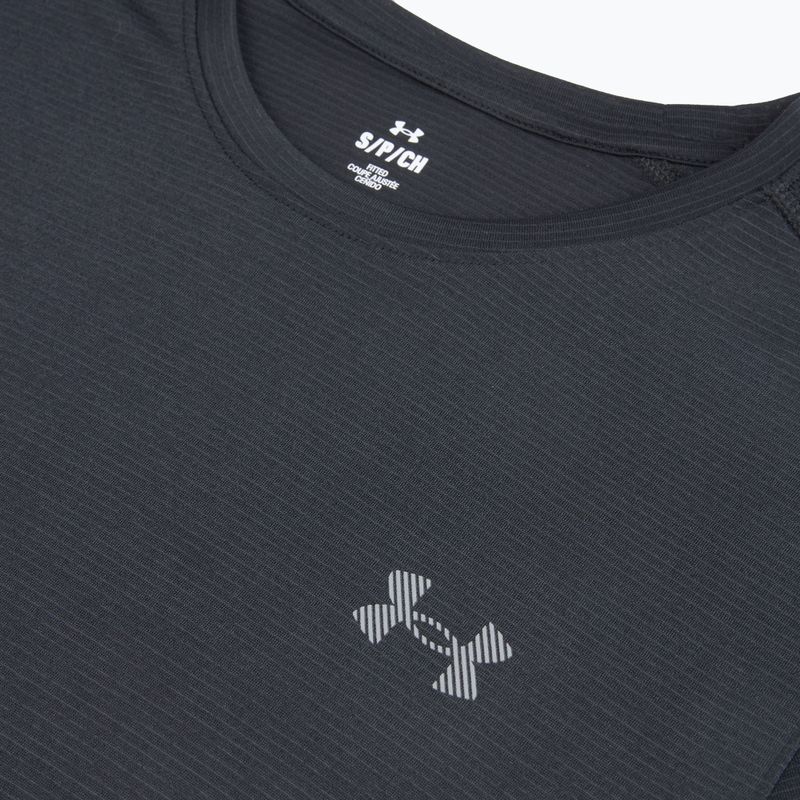 Tricou de alergare pentru bărbați Under Armour Velociti Reflect black/black/metallic silver 3