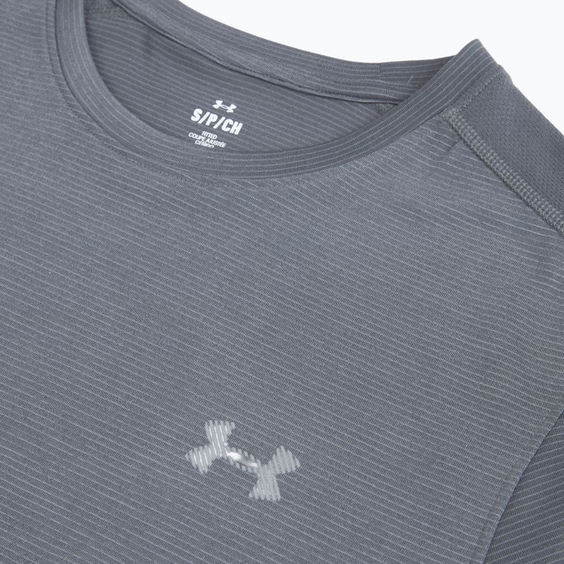 Tricou de alergare pentru bărbați Under Armour Velociti Reflect castlerock/anthracite 3
