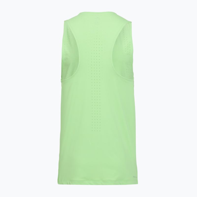 Tricou de alergare pentru bărbați Under Armour Velociti Pro Singlet lumos lime/white 2