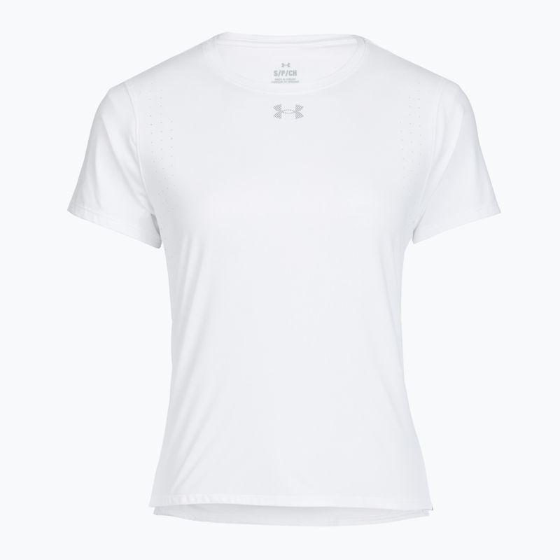 Tricou de alergare pentru femei Under Armour Velociti Pro white/white/black