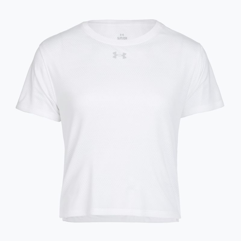 Tricou de alergare pentru femei Under Armour Velociti white/white/black