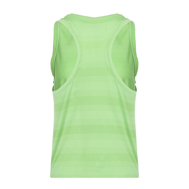 Tricou de alergare pentru femei Under Armour Velociti Singlet lumos lime/white 2