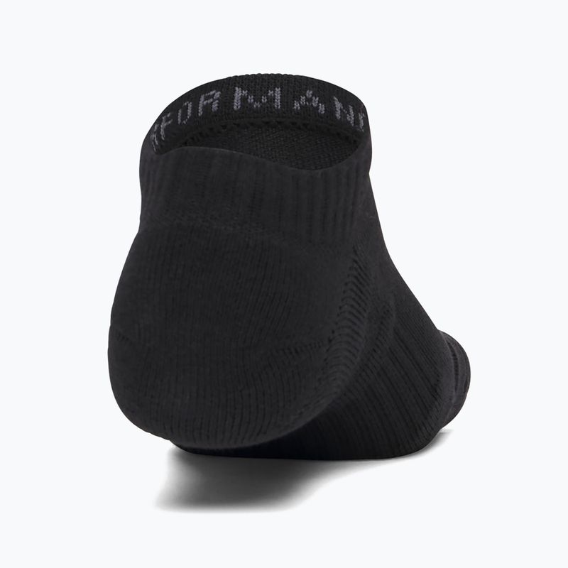 Șosete pentru bărbați Under Armour Performance Cotton NS 3 pairs ultimate black/ultimate black/white 3