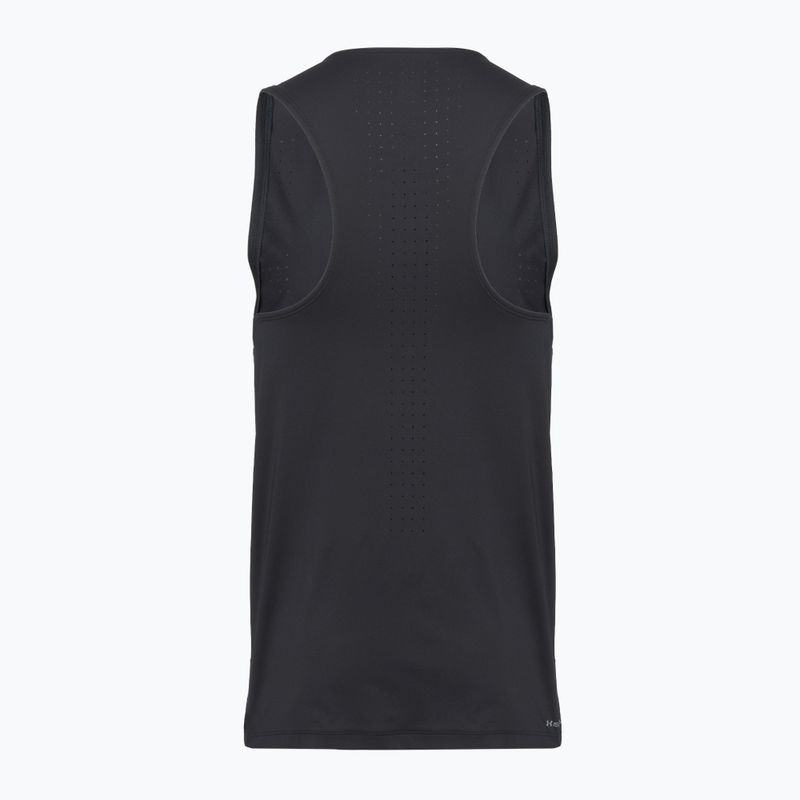 Tricou de alergare pentru bărbați Under Armour Velociti Pro Singlet black/black/metallic silver 2