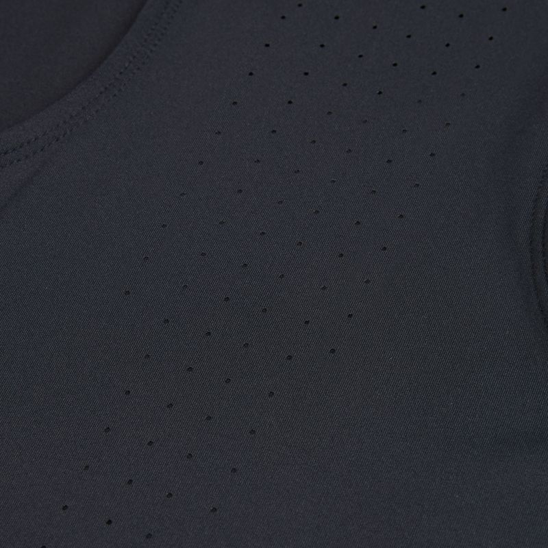 Tricou de alergare pentru bărbați Under Armour Velociti Pro Singlet black/black/metallic silver 4