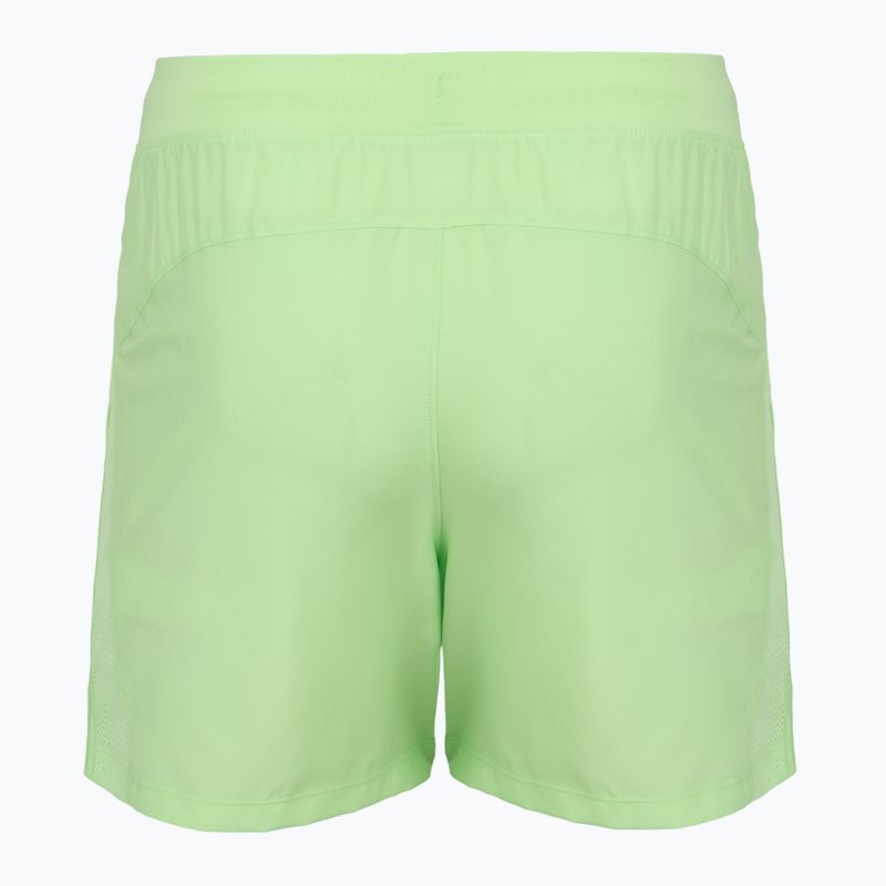 Pantaloni scurți de alergare pentru bărbați Under Armour Launch 5" lumos lime/white 2