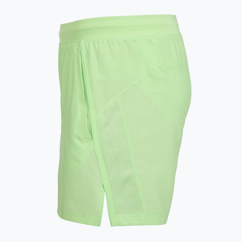 Pantaloni scurți de alergare pentru bărbați Under Armour Launch 5" lumos lime/white 4