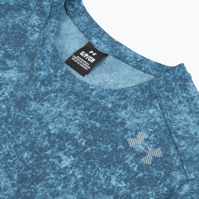 Tricou de alergare pentru bărbați Under Armour Velociti Pro Print wham blue/boundless blue/black 3