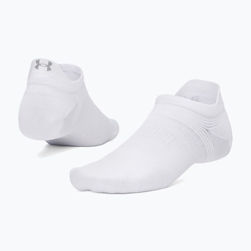 Șosete Under Armour Velociti Lite NS white/black/distant gray 3