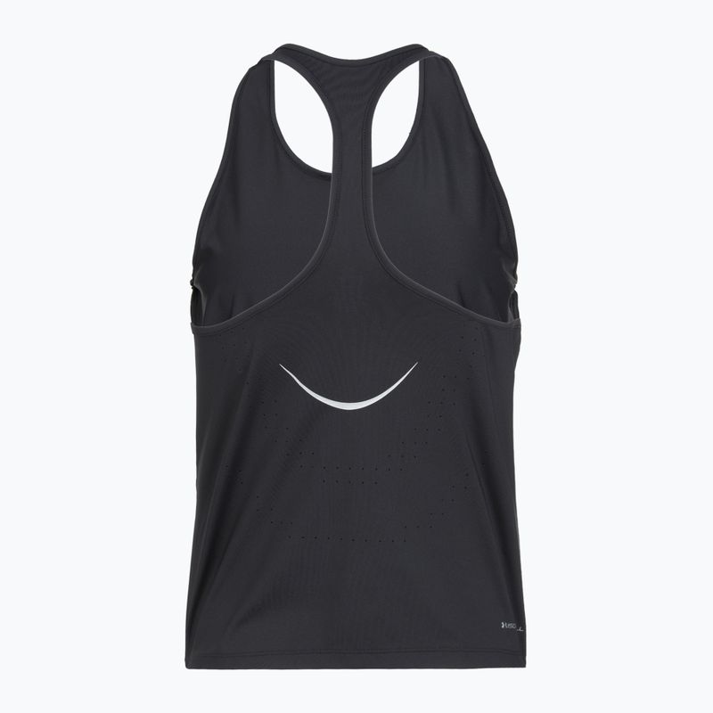 Tricou de alergare pentru femei Under Armour Velociti Pro Tank black/black/metallic silver 3