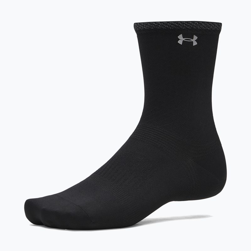 Șosete Under Armour Velociti Lite Crew ultimate black/ultimate black/ultimate black
