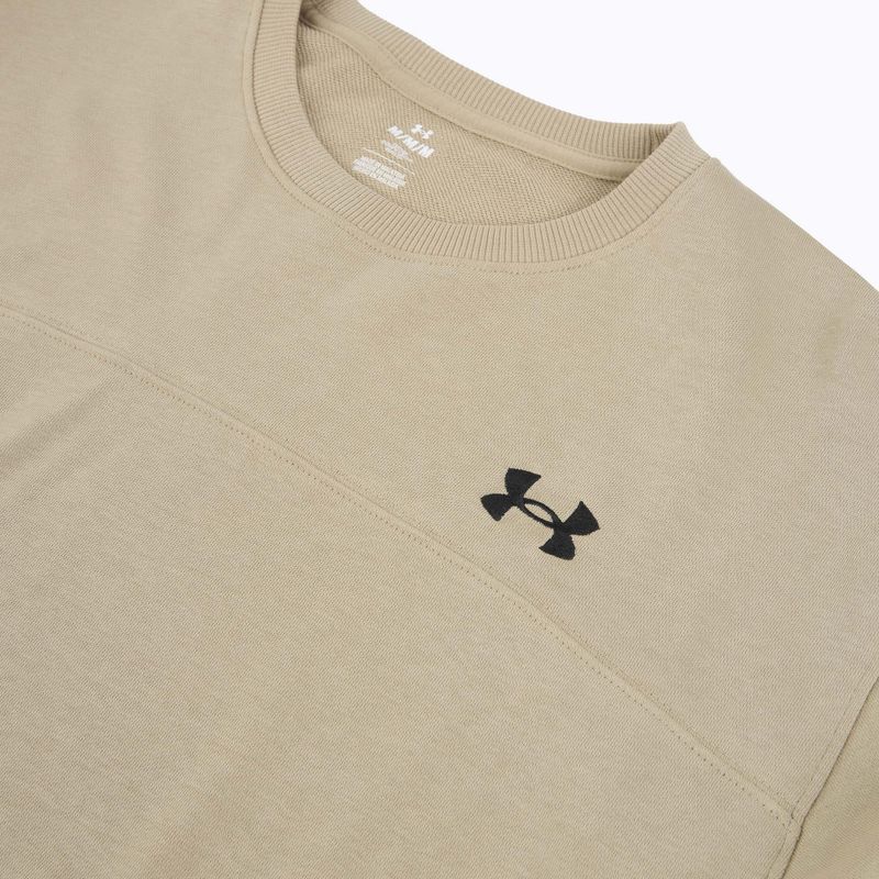 Bluză pentru bărbați Under Armour Rival LW Crew city khaki/black 3