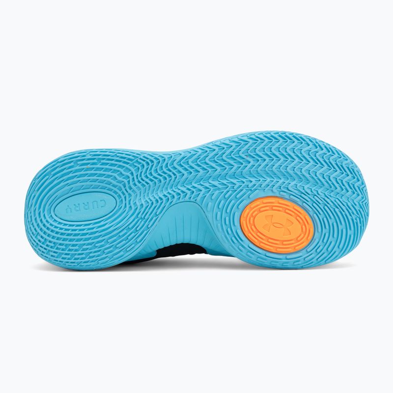 Încălțăminte de baschet Under Armour Curry Splash 26 black/blue blur/blaze orange 4