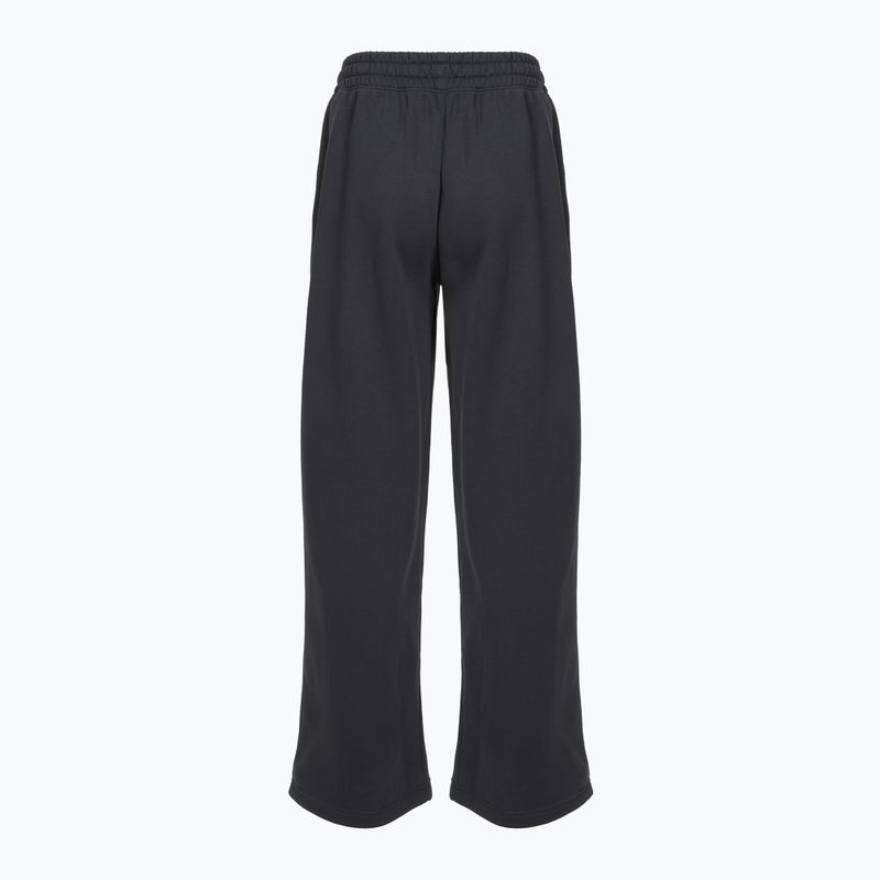 Pantaloni pentru femei Under Armour Rival Fleece Script black/white 2