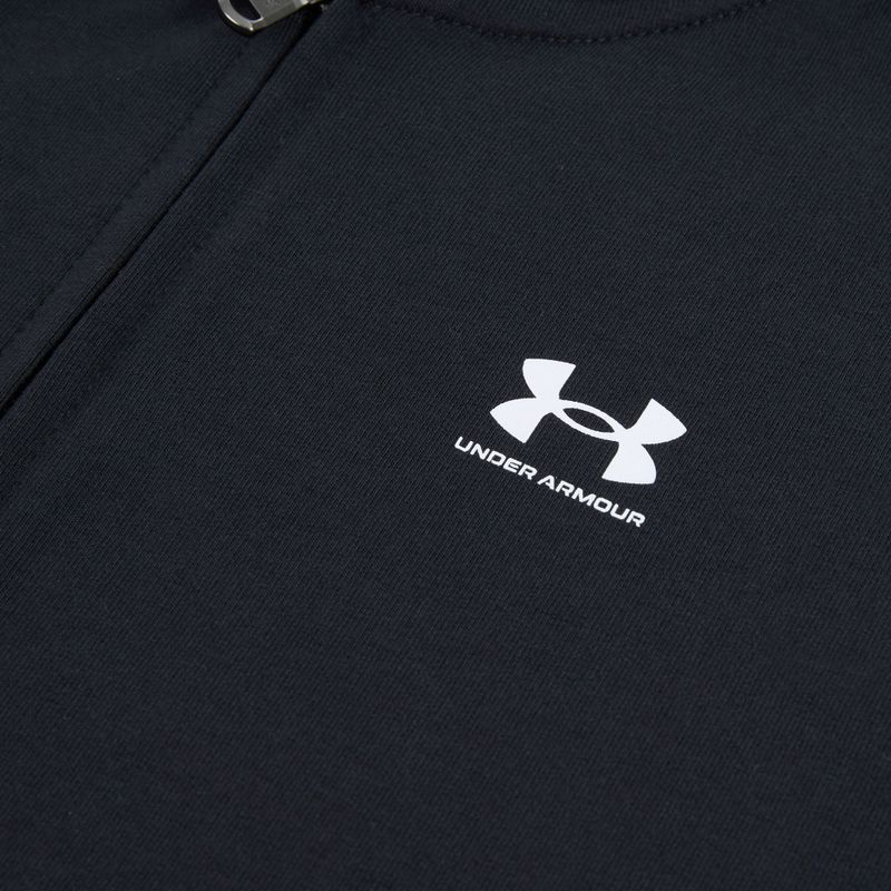 Bluză pentru femei Under Armour Sport Terry FZ black/white 3