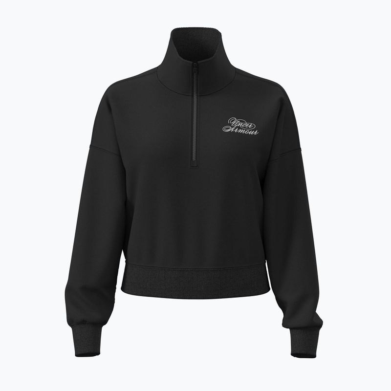 Bluză pentru femei Under Armour Rival Fleece Script HZ black/white 2