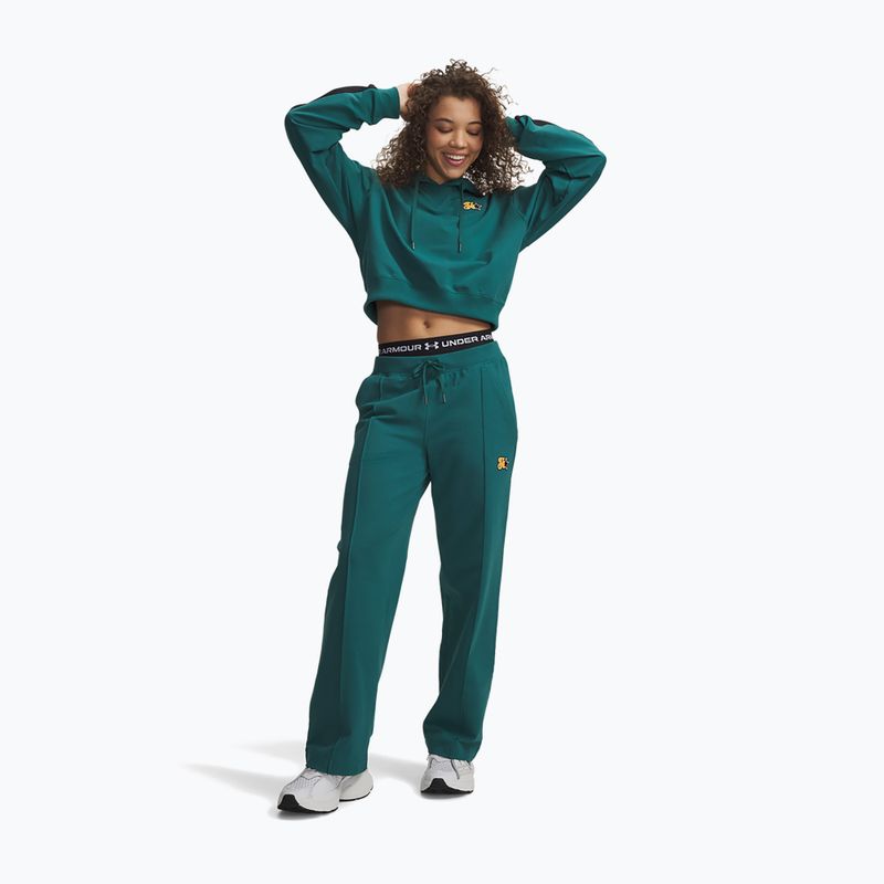 Pantaloni pentru femei Under Armour Sport Terry Trend rack green/black 2