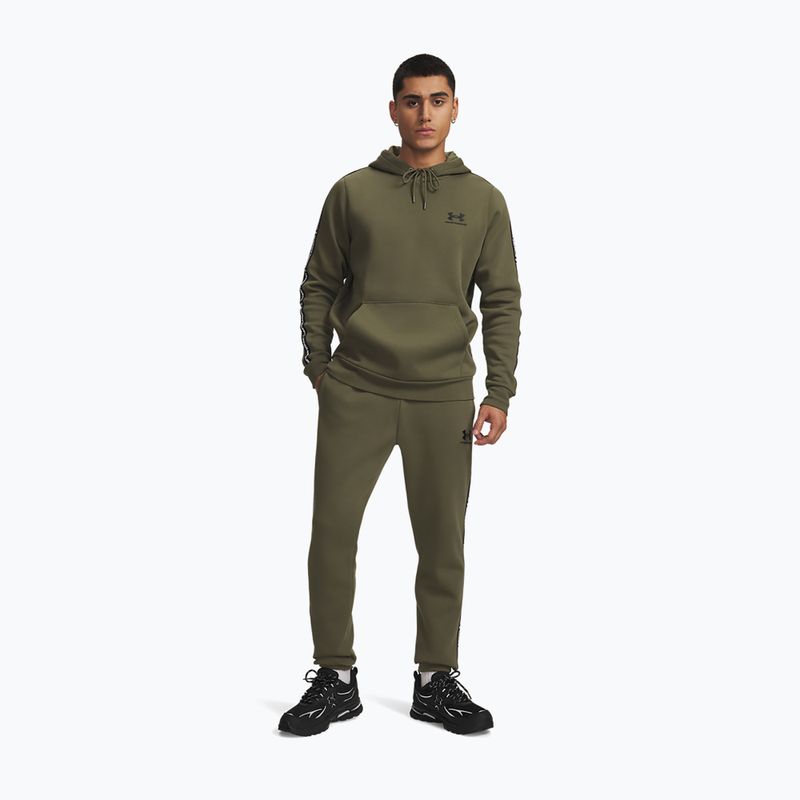 Pantaloni pentru bărbați Under Armour Icon Fleece Jogger navy from green/black 2