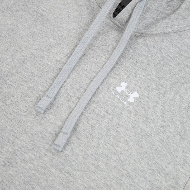 Bluză pentru femei Under Armour Sport Terry Hoodie mod gray light heather/white 4