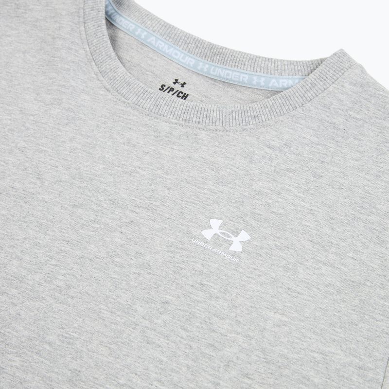 Bluză pentru femei Under Armour Sport Terry Crew blue gray light heather/white 3